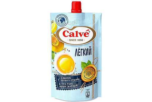 Calve, соус майонезный Легкий, 230 г