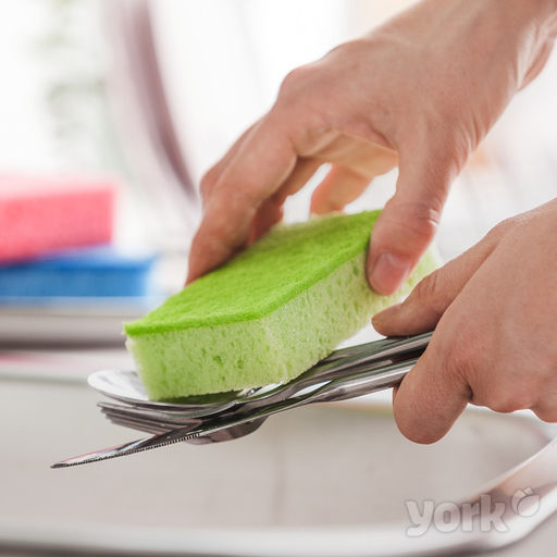 Губка для посуды 6+1 шт "YORK" Колор люкс, арт. 030180