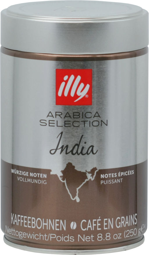 Illy. India (зерновой) 250 гр. жест.банка