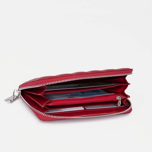 Кошелёк на молнии, цвет красный - Simaland фото 4