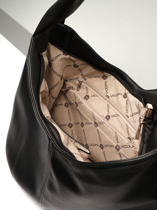 LACCOMA сумка Элизабет-черный эко кожа хлопок