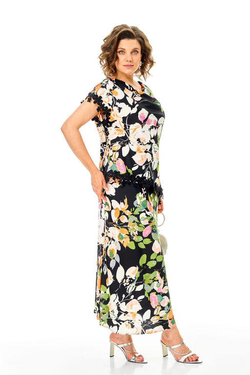 Костюм Michel Chic 1460 цветочный  фото 4