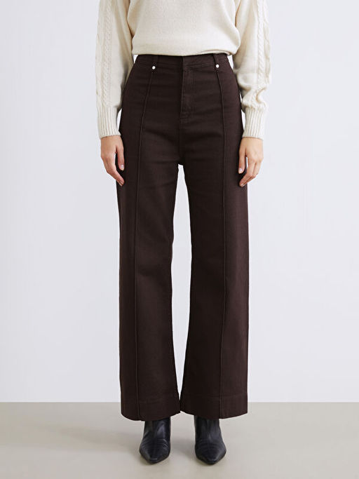 Dar Fit Geni? Pa?a Kad?n Pantolon