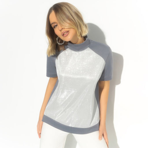 Водолазка Фирменное приветствие (silver) - Charutti фото 7