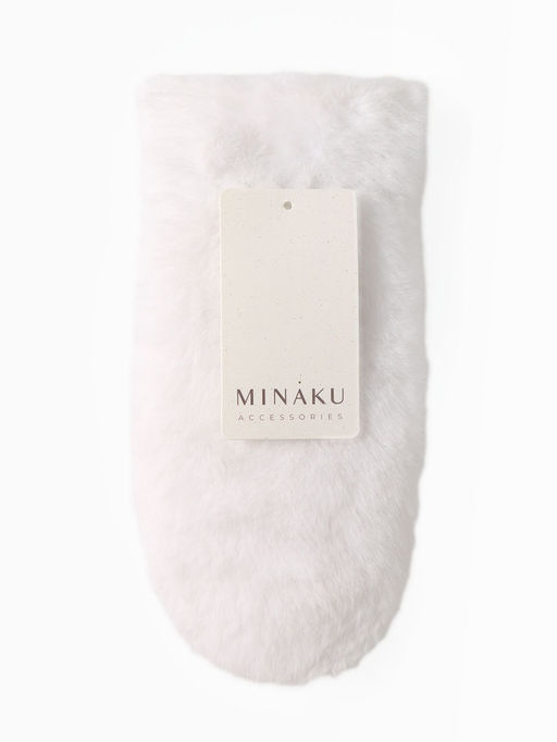 Варежки женские MINAKU цв.белый р-р 26*12см