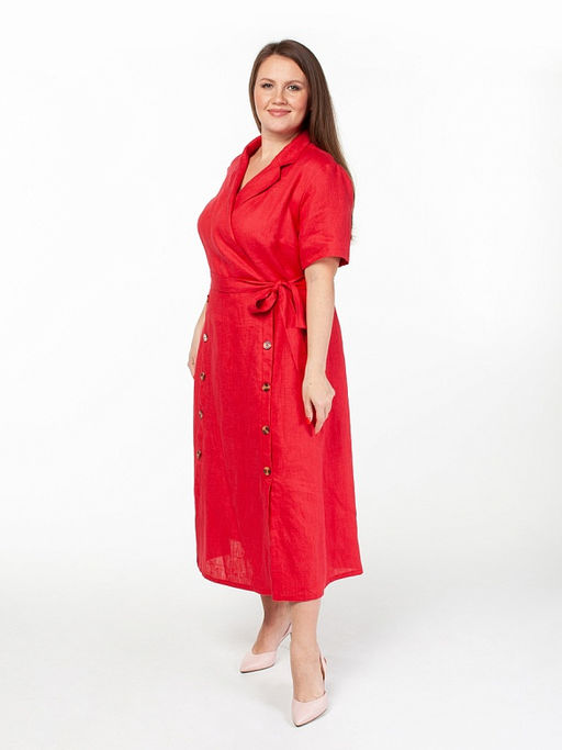 Платье умягченный лен 100%