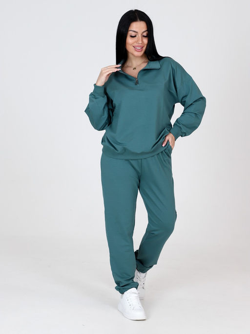 СК-2301 ЖЕНСКИЙ СПОРТИВНЫЙ КОСТЮМ (Бирюза) - А-дина фото 2