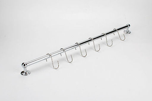 3421 Рейлинг с 6-ю крючками мет. МВ 100см(х48) - Mayer&boch фото 2