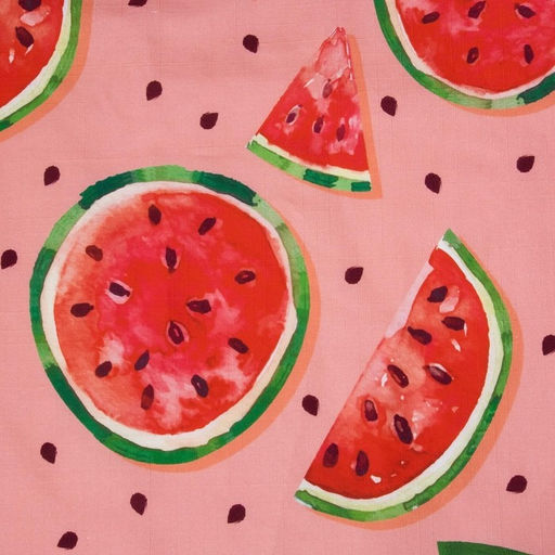 Скатерть Этель Арбузы, 150*220 см, репс,пл.130 г/м, 100% хлопок  фото 4