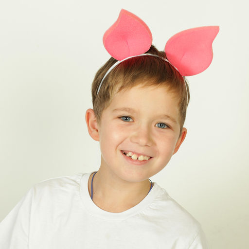 Карнавальный ободокУши поросенка, поролон