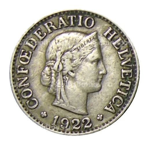 10 раппенов 1922 года Швейцария