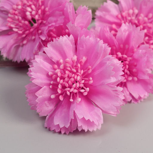 Цветы искусственные «Гвоздика каспар галант», 58×7 см, сиреневые