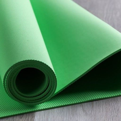 Коврик для йоги и фитнеса спортивный гимнастический EVA 4мм. 173х61х0,4 цвет: светло-зелёный / YM-EVA-4LG / уп 24 - Галеонтрейд фото 4