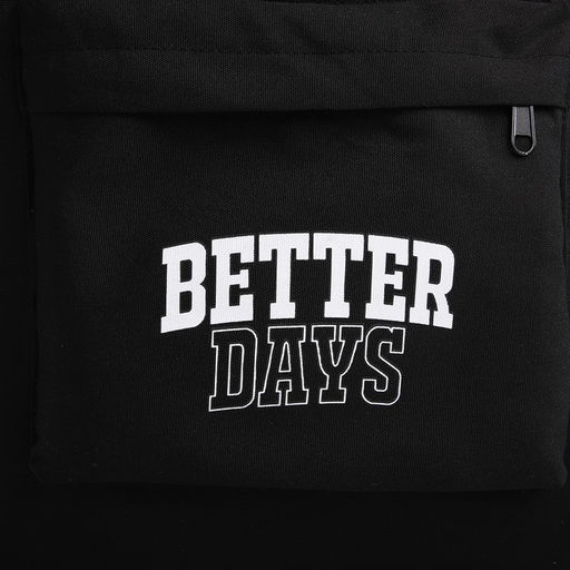 Рюкзак школьный текстильный Better days, 38?27?13 см, чёрный - Nazamok фото 6