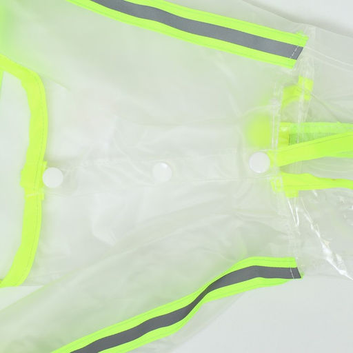 Дождевик-комбинезон для собак, р-р M (ДС 30, ОГ 42 см, вес 5-8 кг), прозрачный-жёлтый - Simaland фото 23