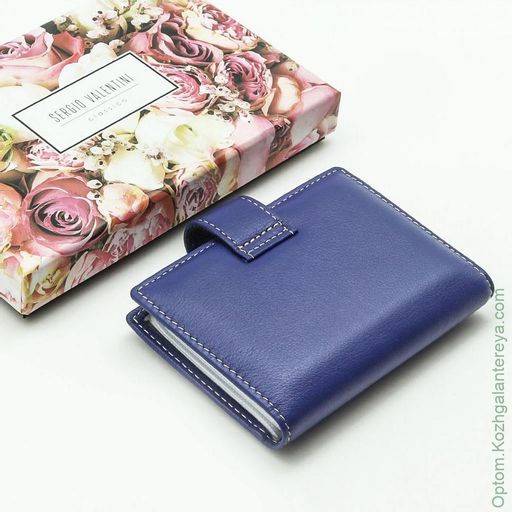 Женская кожаная визитница Sergio Valentini СВ 8021-010 фото 3