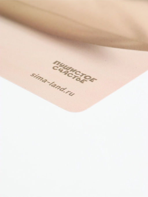 Коврик под миску  "Котик недовольный", 43х28см