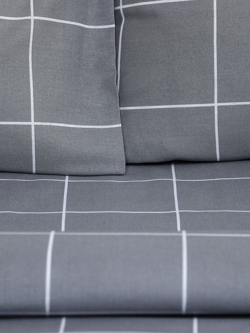 Постельное бельё 1.5-спальное «Этель. Клетка», бязь