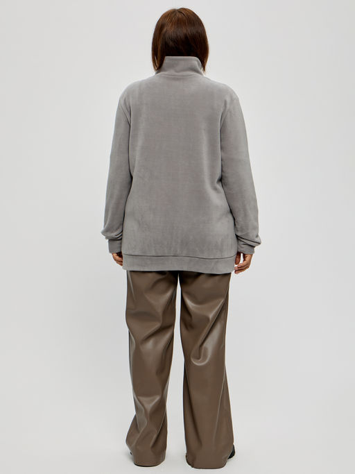 Толстовка женская из флиса Скарлет светло-серый - Амадэль фото 10