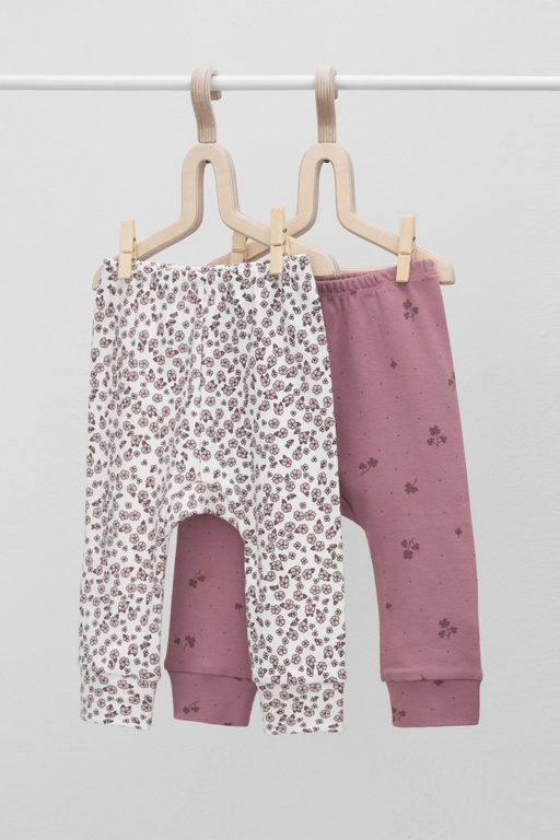 Crockid _ К 4718-2уп/роз.скандинавские цветы,клевер брюки для дев  фото 6