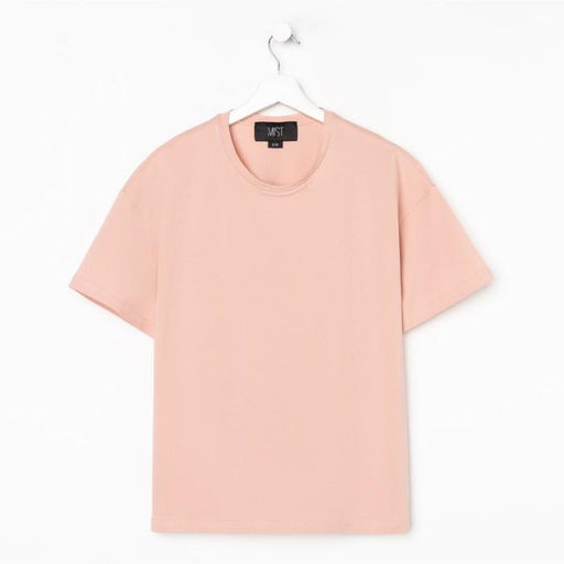 Футболка женская MIST basic, размер 44-46, розовая