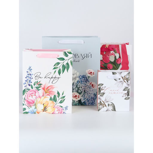 Набор пакетов ламинированных, двухсторонние Женщины с Венеры 12 15 5.5 см 23 27 11.5 см - Дарите счастье фото 24