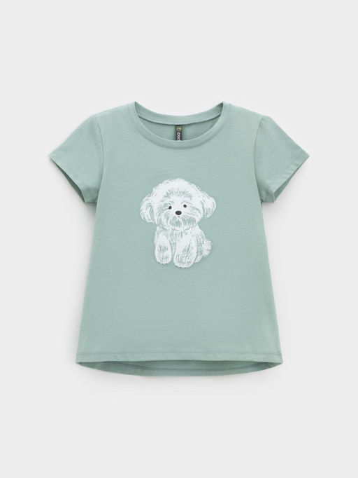 КР 302822/голубой прибой к635 фуфайка (футболка) для дев