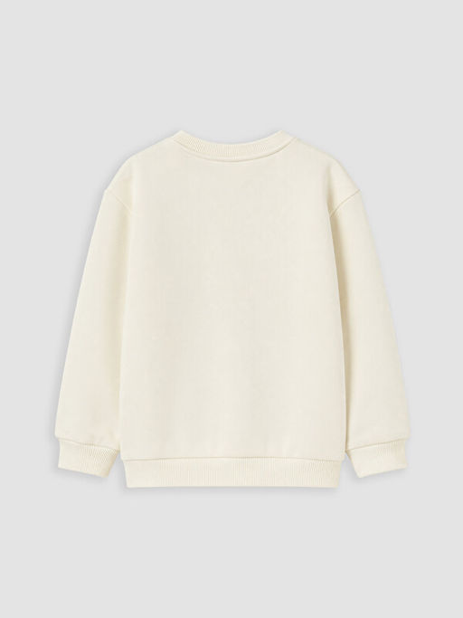 Bisiklet Yaka Bask?l? K?z ?ocuk Sweatshirt - Waikiki фото 3