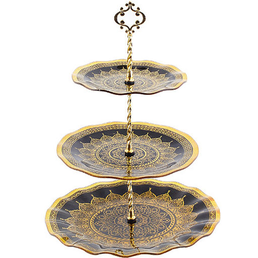 7034-33 Этажерка 3 уровня, круглая (х6) - Mayer&boch фото 2