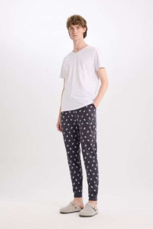 Regular Fit Desenli Cepli Pijama Alt?