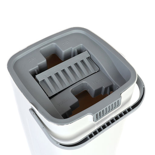 Ведро с вертикальным отжимом и шваброй МОП 2 насадки арт. Z2 (715571)