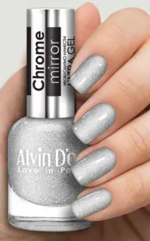 Alvin Dor (ADN-63) Лак д/н Chrome mirror тон 6301 серебро (12)