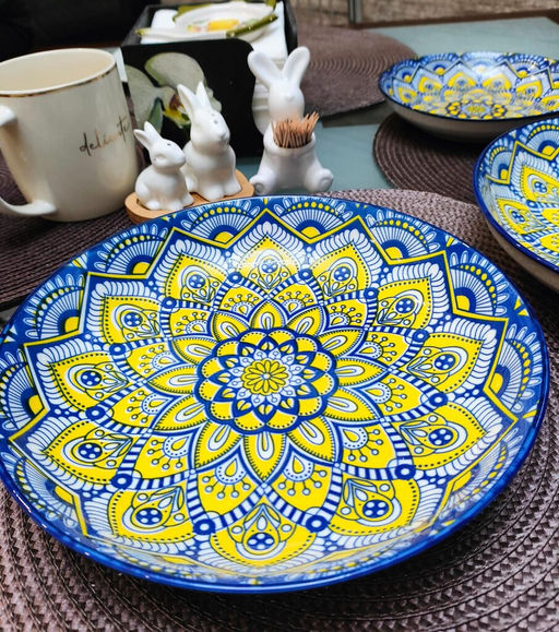 Тарелка десертная Y6-6015 Мантра, десертная, керамика, 18 см, круглая (422275) /DANIKS/  фото 7