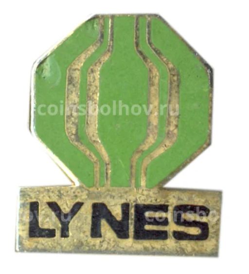 Значок рекламный LYNES