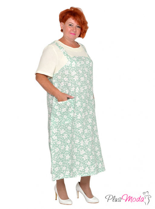 Платье Модель №2071 размеры 44-84 - Plusmoda фото 2