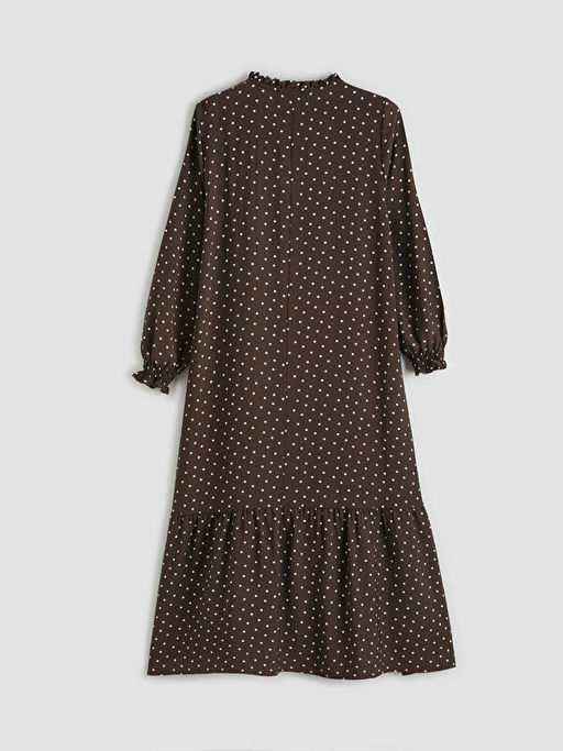 Hakim Yaka Puantiyeli A Kesim Elbise