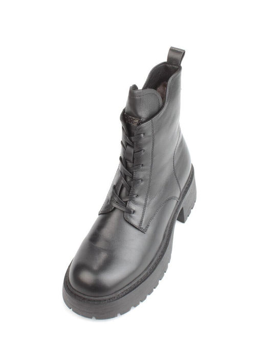 04-M3-1478 BLACK Ботинки зимние женские (натуральная кожа, натуральный мех)