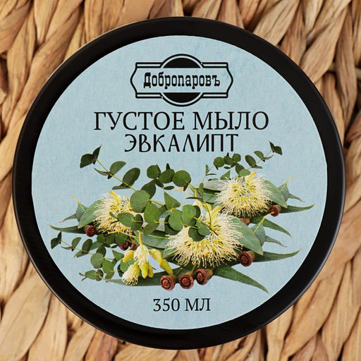Мыло густое для волос и тела Эвкалипт, банное, Добропаровъ 350 мл  фото 5