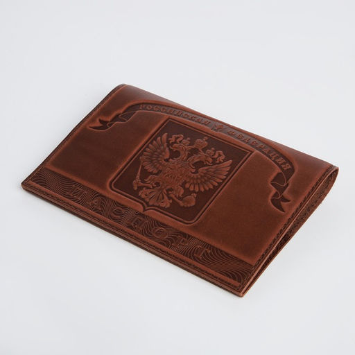 Обложка для паспорта, цвет коричневый - Simaland фото 3