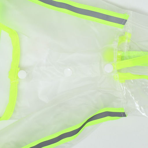 Дождевик-комбинезон для собак, р-р XS (ДС 20, ОГ 32 см, вес 1-3 кг), прозрачный-жёлтый - Simaland фото 11