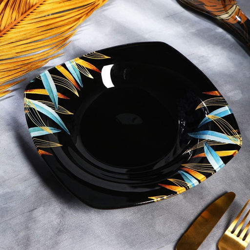 Тарелка глубокая Тропики, 20 см - Дорого внимание фото 2