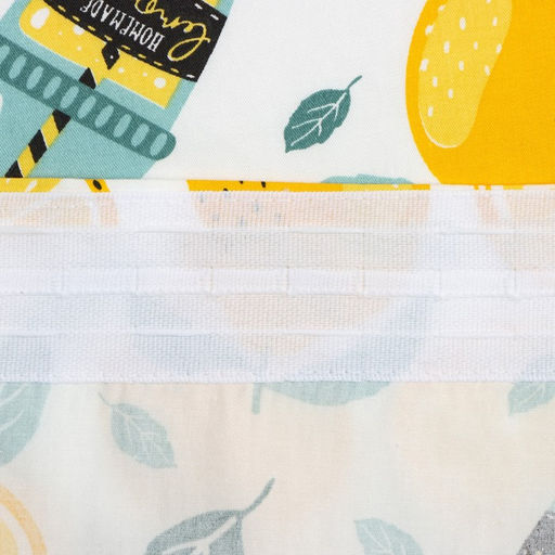 Шторы для кухни Этель Лимонад 149х180 см - 2 шт, подхваты - 2 шт, 80% хл, 20% пэ  фото 7
