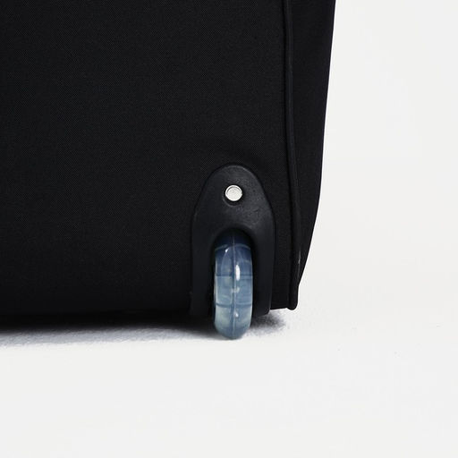 Сумка дорожная на молнии, на колёсах, 2 наружных кармана, цвет чёрный - Simaland фото 4