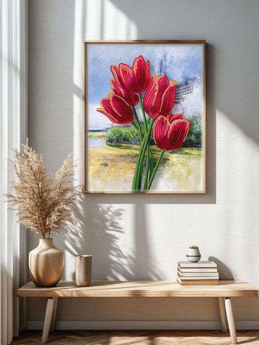 Набор для вышивания Нова Слобода ДК 4502 Голландские красавицы 18 х 24 см