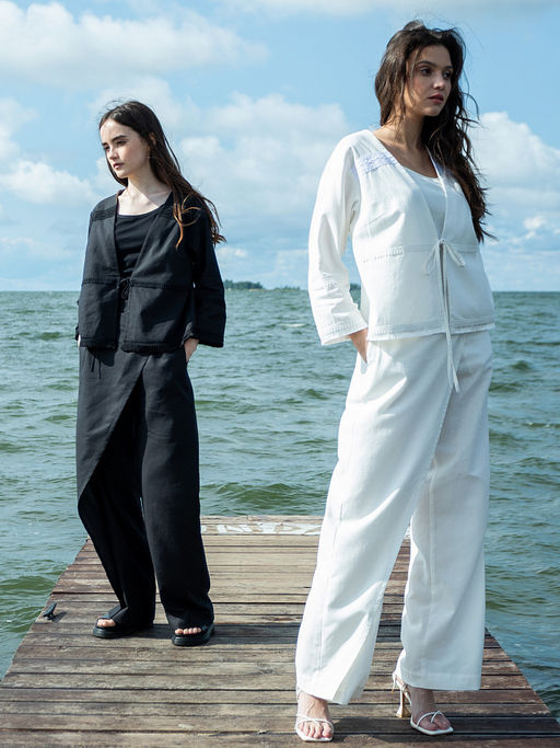 Брюки с запахом - Stilla фото 2