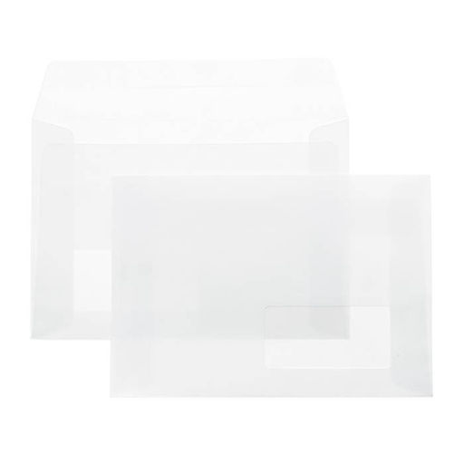 Цена за 10 шт. Конверт почтовый С5 (162х229) ОКНО справа, белый, стрип, 80 г/м2