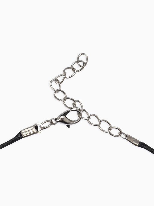 Кулон мужской Пуля, цвет серебро на чёрном шнурке, 42 см