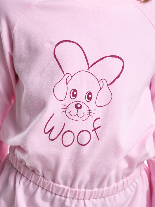 Футболка для девочки UD 3814 розовый - Mini maxi фото 3