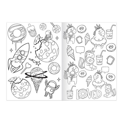 Набор раскрасок Весёлые рисунки, 8 шт. по 12 стр., А5 - Буква-ленд фото 5