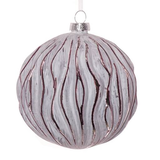 Украшение новогоднее Шар "Винтаж", D 10 см, L10 W10 H10 см